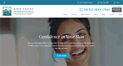Desktop Screenshot of highvalleydermatology.com