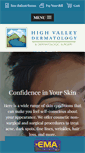 Mobile Screenshot of highvalleydermatology.com